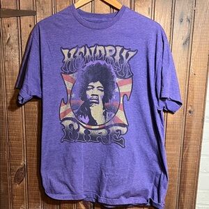 Purple Jimi Hendrix T Shirt
